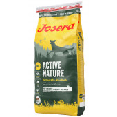 JOSERA Active Nature Пълноценна храна с Aгне и Oриз за израснали активни кучета  за подпомагане на активни кучета без глутен 15 кг 